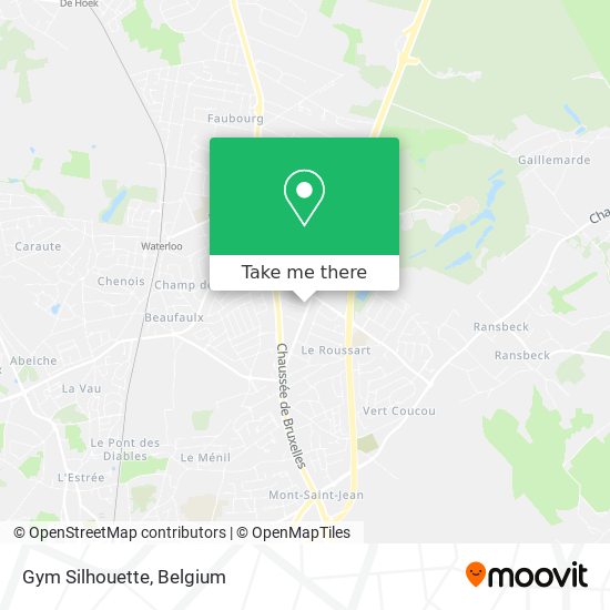 Gym Silhouette map