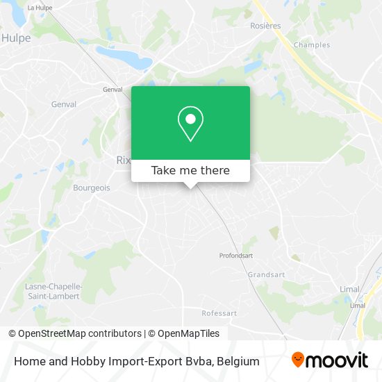 Home and Hobby Import-Export Bvba map