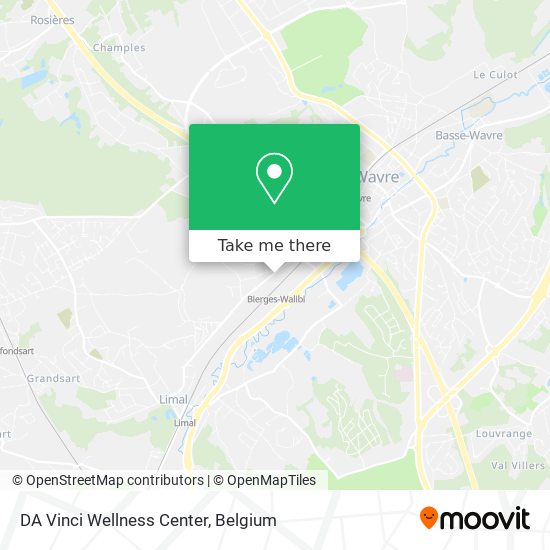 DA Vinci Wellness Center map