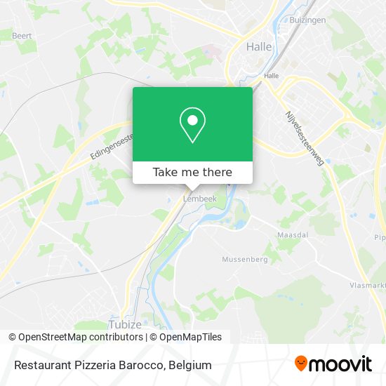 Restaurant Pizzeria Barocco map