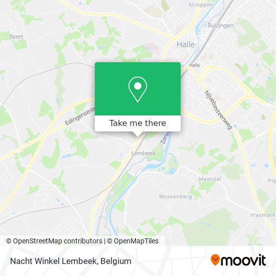 Nacht Winkel Lembeek map