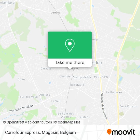 Carrefour Express, Magasin map