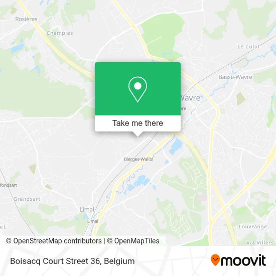 Boisacq Court Street 36 map