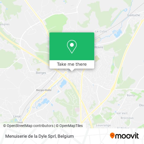 Menuiserie de la Dyle Sprl plan