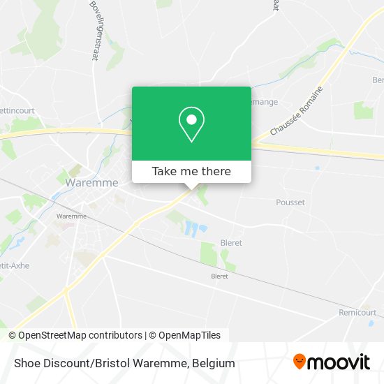 Shoe Discount/Bristol Waremme map