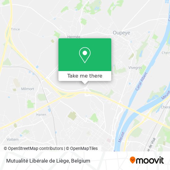 Mutualité Libérale de Liège map