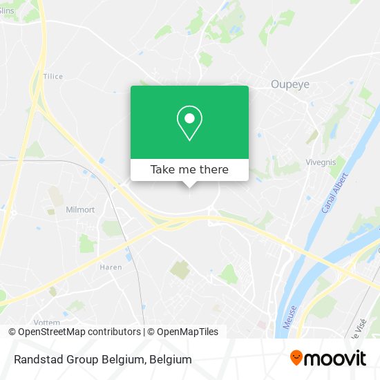 Randstad Group Belgium map