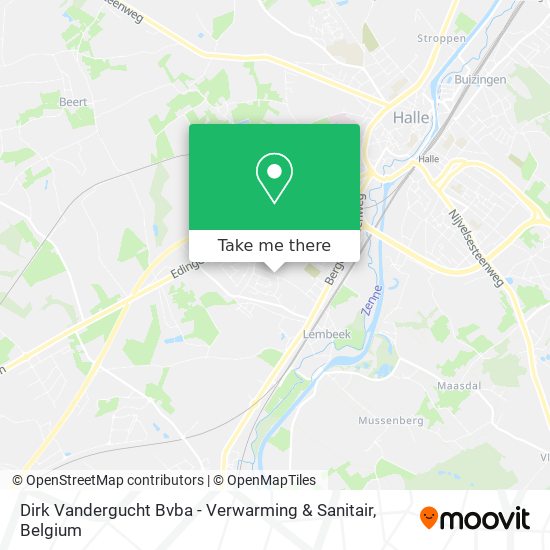 Dirk Vandergucht Bvba - Verwarming & Sanitair map