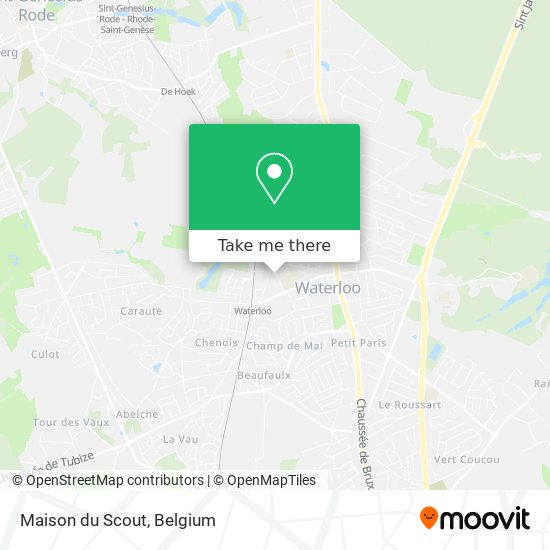 Maison du Scout map