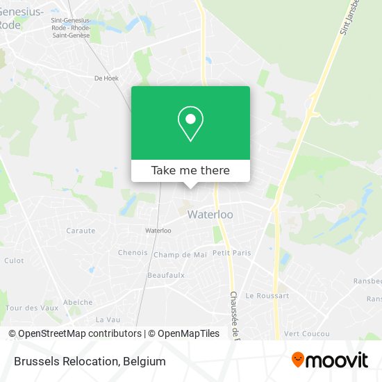 Brussels Relocation map