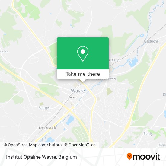 Institut Opaline Wavre plan