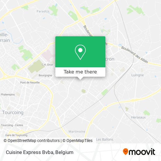 Cuisine Express Bvba map