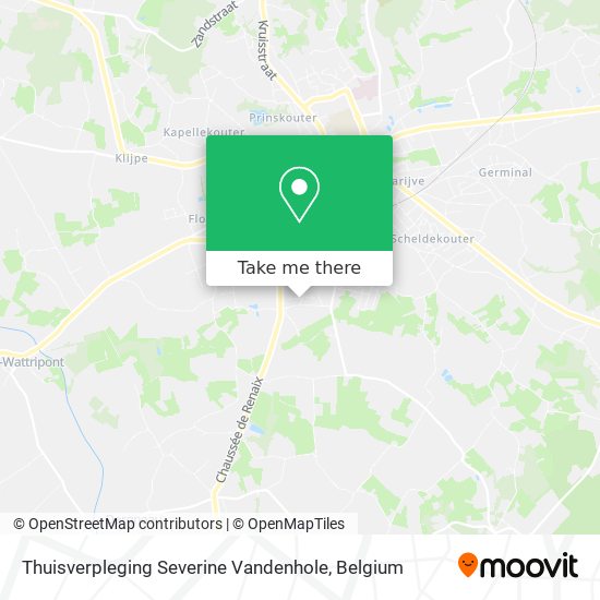 Thuisverpleging Severine Vandenhole map