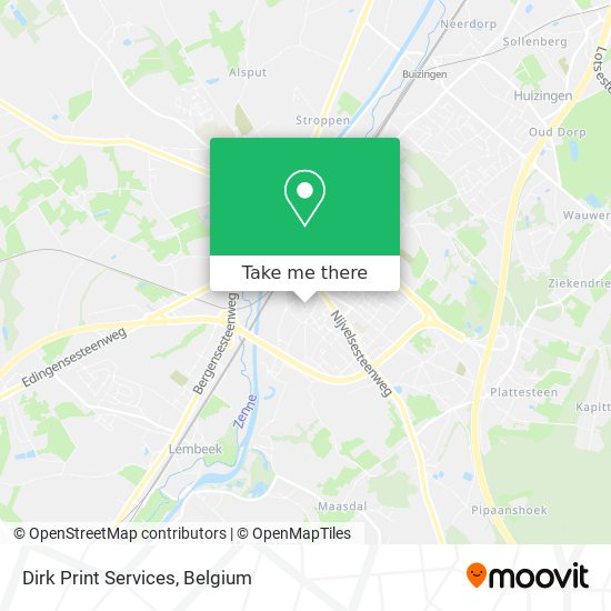 Dirk Print Services map