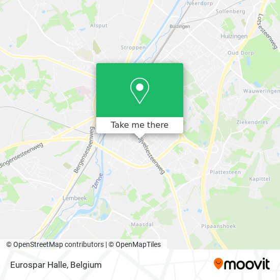 Eurospar Halle map