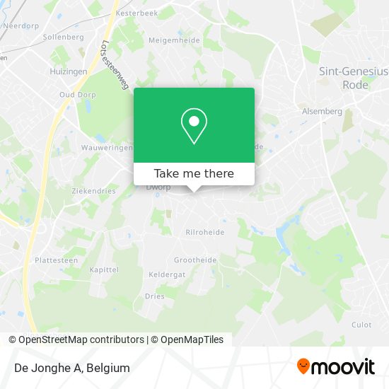 De Jonghe A map
