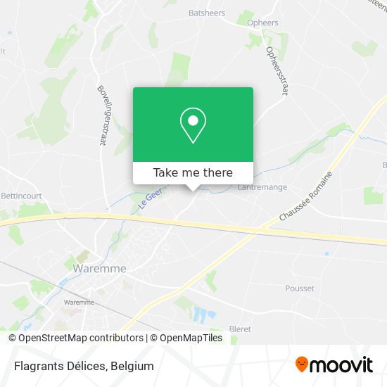 Flagrants Délices map