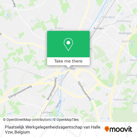 Plaatselijk Werkgelegenheidsagentschap van Halle Vzw map