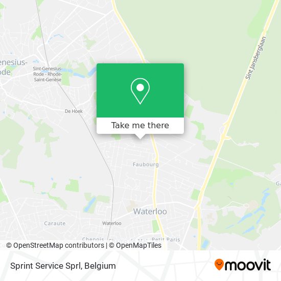 Sprint Service Sprl map