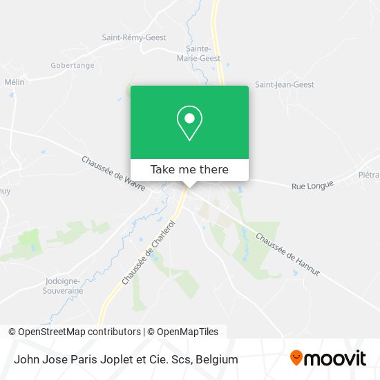 John Jose Paris Joplet et Cie. Scs map