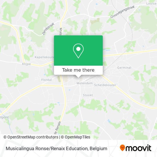 Musicalingua Ronse / Renaix Education map