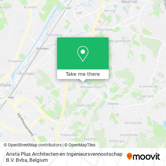 Arista Plus Architecten-en Ingenieursvennootschap B.V. Bvba plan