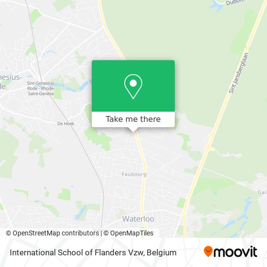 International School of Flanders Vzw map