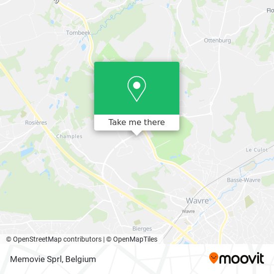 Memovie Sprl map