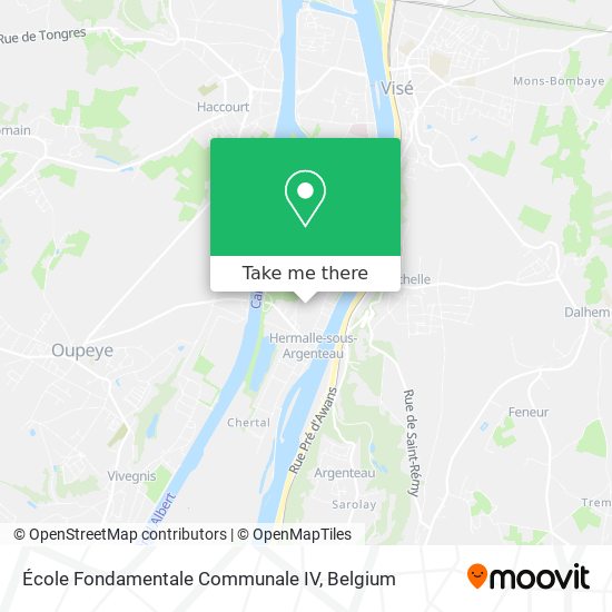 École Fondamentale Communale IV map
