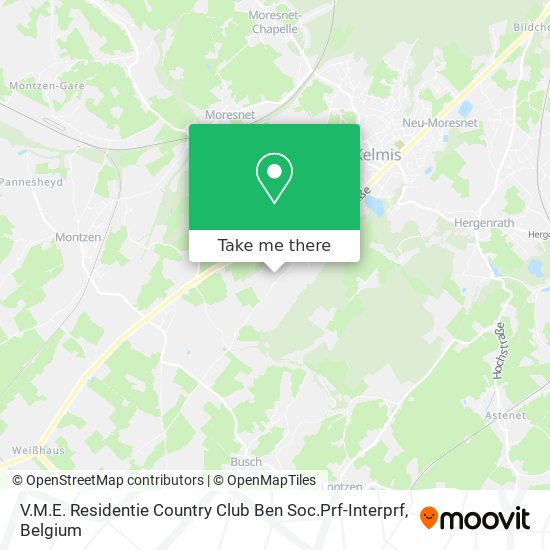 V.M.E. Residentie Country Club Ben Soc.Prf-Interprf map