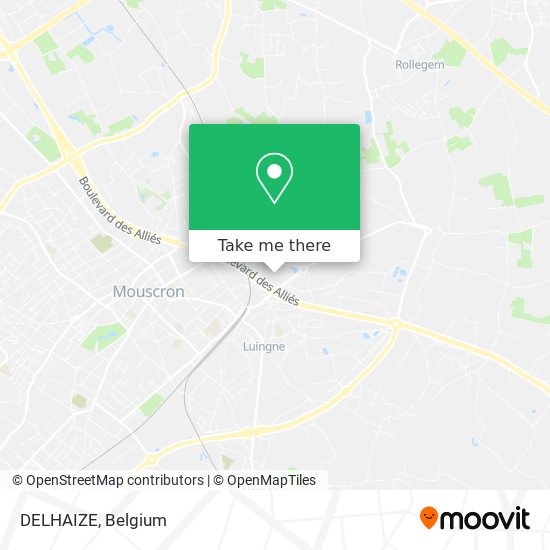 DELHAIZE map