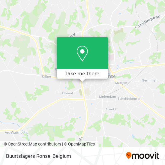 Buurtslagers Ronse map