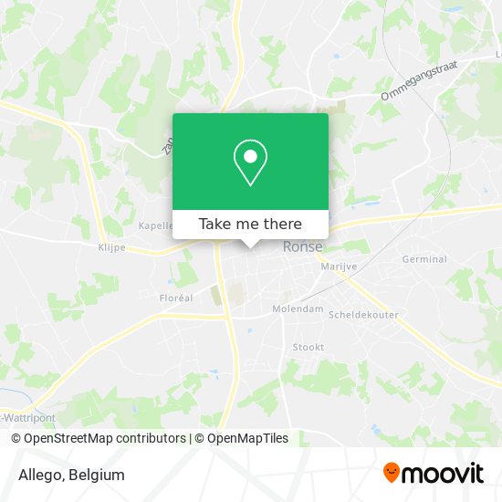 Allego map