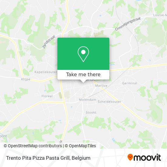 Trento Pita Pizza Pasta Grill plan