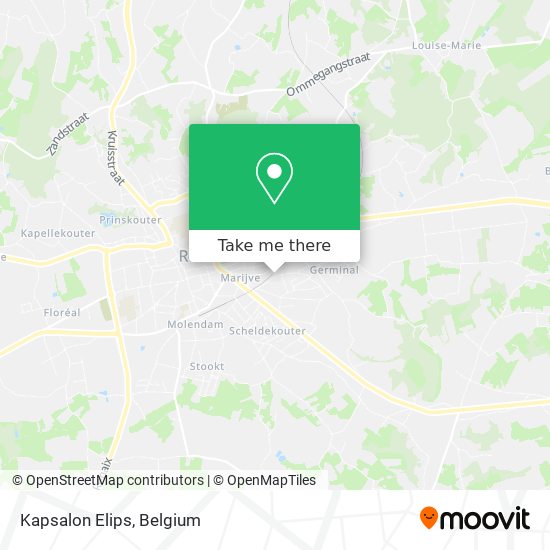 Kapsalon Elips map