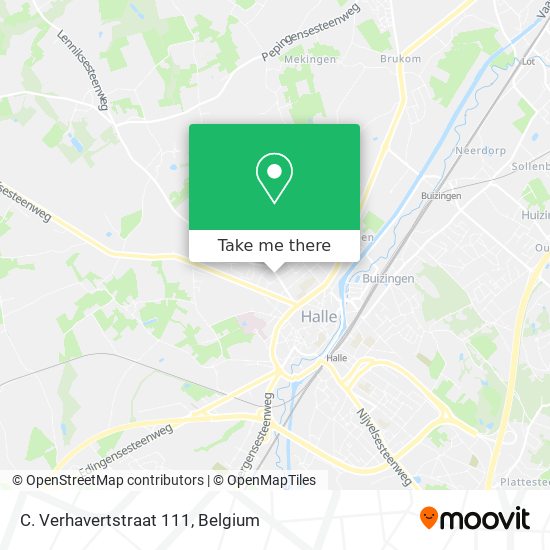 C. Verhavertstraat 111 plan