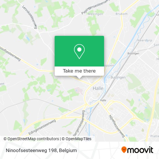 Ninoofsesteenweg 198 plan