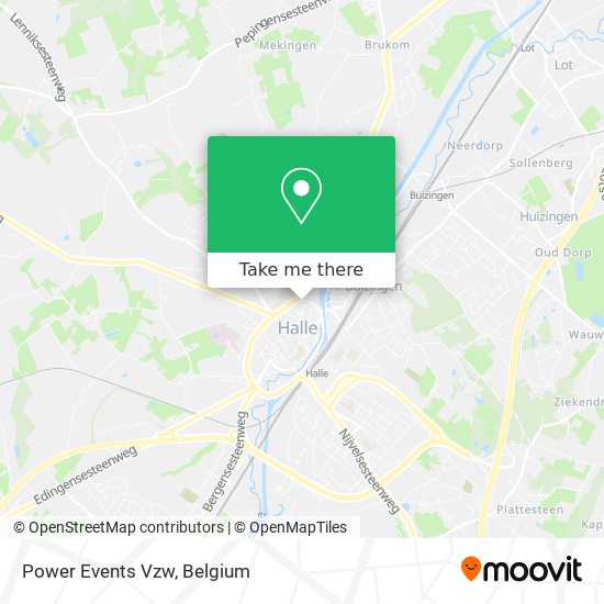 Power Events Vzw map