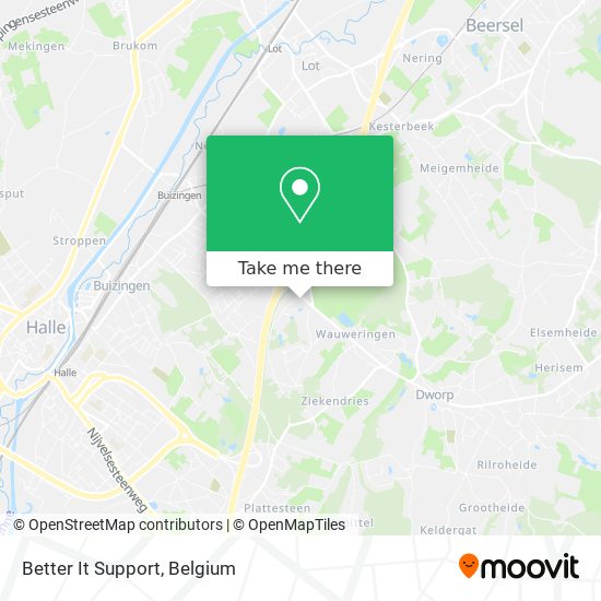 Better It Support map