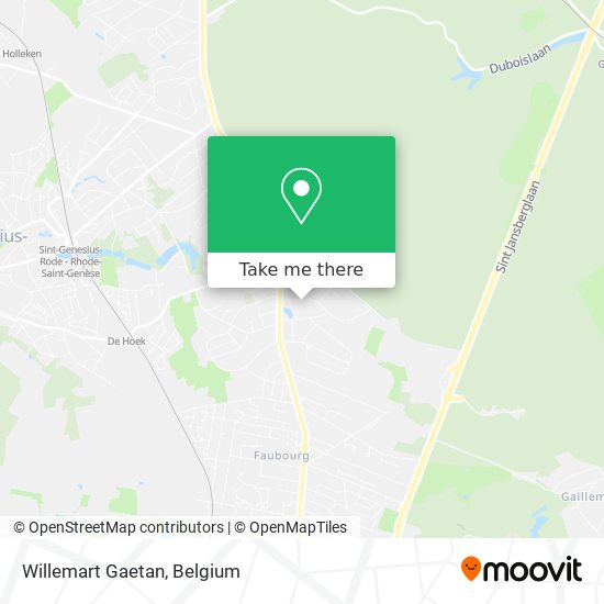 Willemart Gaetan map