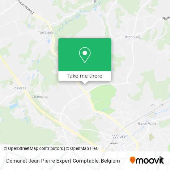 Demanet Jean-Pierre Expert Comptable map