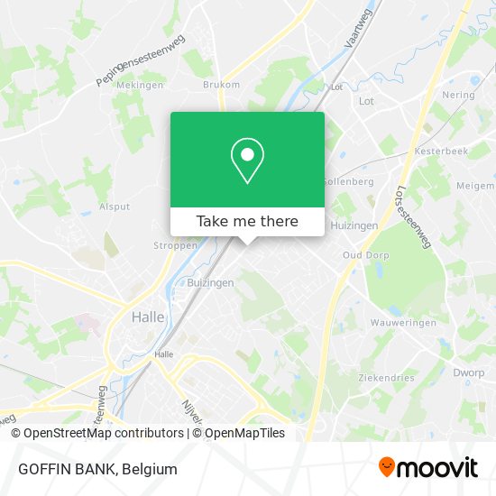 GOFFIN BANK map