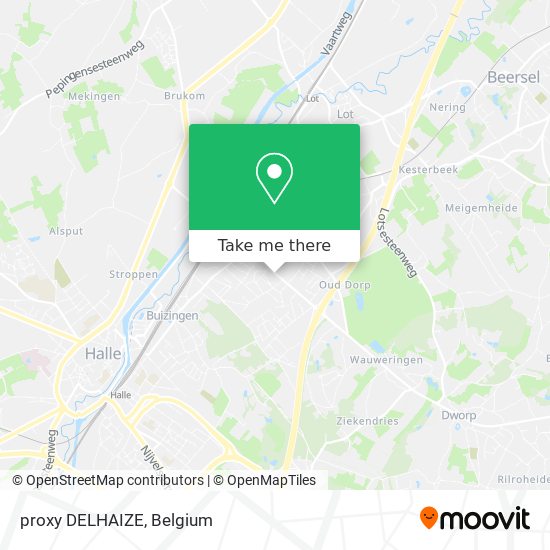 proxy DELHAIZE map