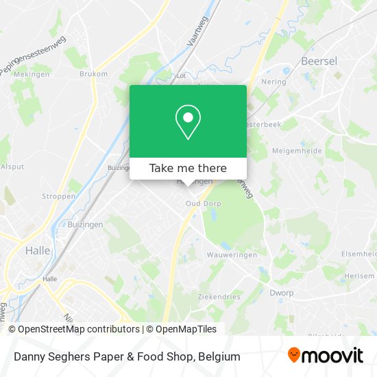 Danny Seghers Paper & Food Shop plan