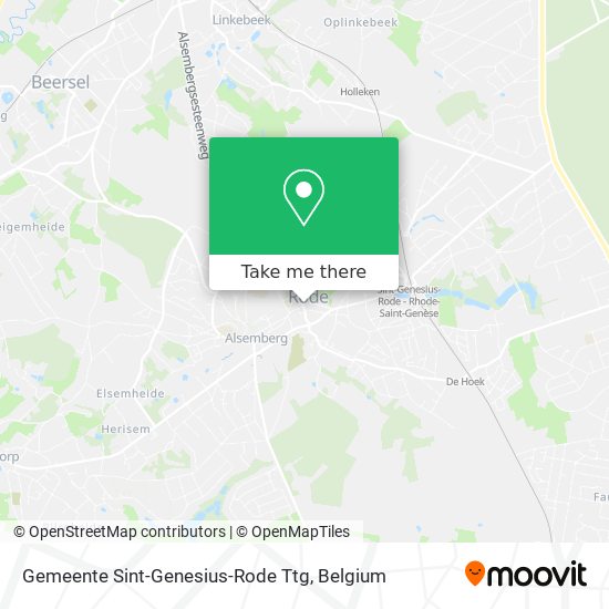 Gemeente Sint-Genesius-Rode Ttg plan