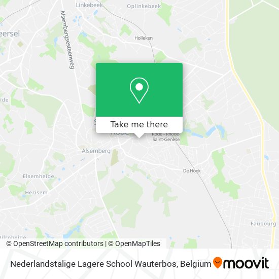 Nederlandstalige Lagere School Wauterbos map