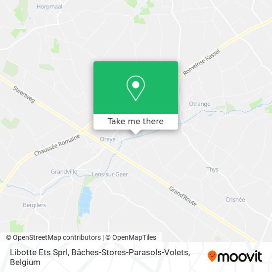 Libotte Ets Sprl, Bâches-Stores-Parasols-Volets plan