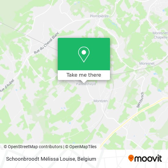 Schoonbroodt Mélissa Louise map