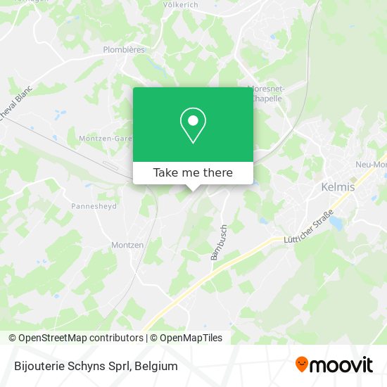 Bijouterie Schyns Sprl map