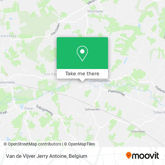 Van de Vijver Jerry Antoine map